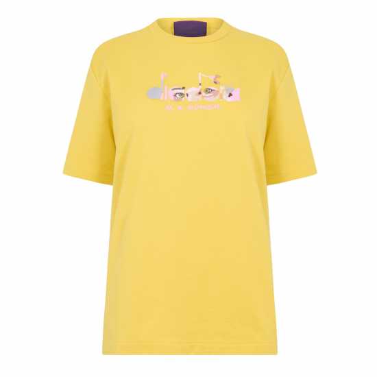 Diadora Eye Short Sleeve T-Shirt Womens Yellow 