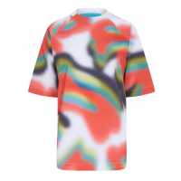 Diadora Flowers Short Sleeve T-Shirt Aop Womens Multi 