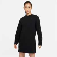Nike Дамска Рокля Fleece Essential Dress Ladies Black/Black Дамски поли и рокли