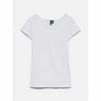 Vero Moda Vm Sft U-Neck Tee Ld62 Bright White Vero Moda Vm Sft U-Neck Tee Ld62 Bright White