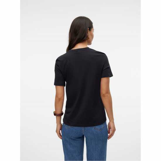Vero Moda Vm Paulina Ss Tee Ld62 Black Vero Moda Vm Paulina Ss Tee Ld62 Black