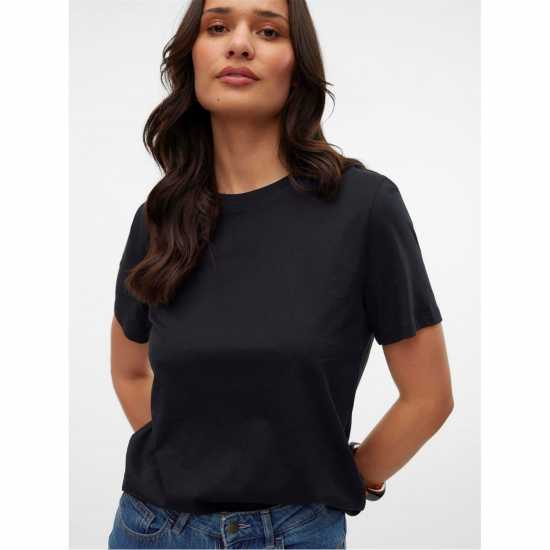 Vero Moda Vm Paulina Ss Tee Ld62 Black Vero Moda Vm Paulina Ss Tee Ld62 Black