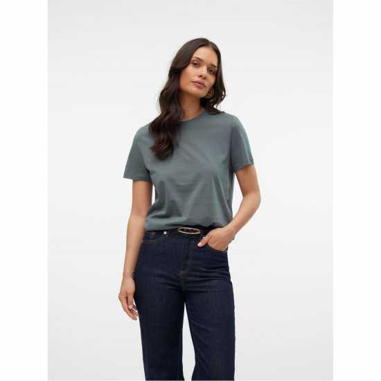 Vero Moda Vm Paulina Ss Tee Ld62 Balsam Green Vero Moda Vm Paulina Ss Tee Ld62 Balsam Green