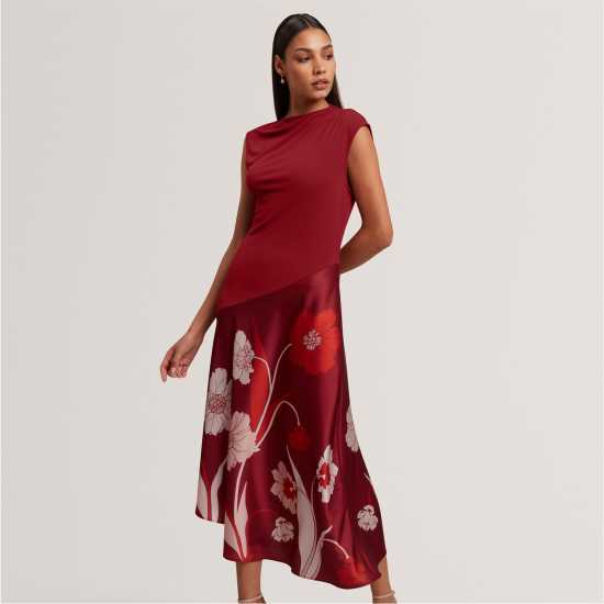 Ted Baker Women's Print Midi Shift Dress Ted Baker Women's Print Midi Shift Dress