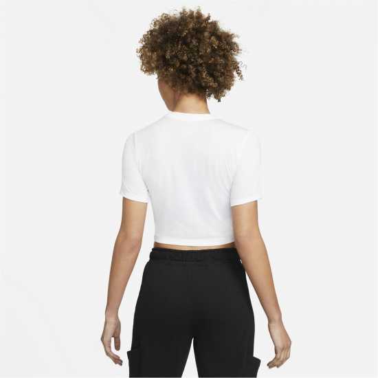 Nike Дамска Тениска Air Cropped T Shirt Ladies  Дамско облекло плюс размер