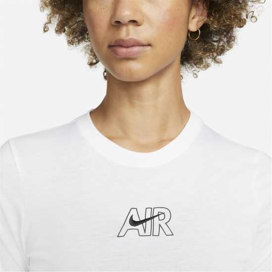 Nike Дамска Тениска Air Cropped T Shirt Ladies  Дамско облекло плюс размер