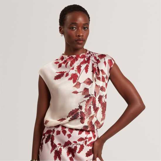Ted Baker Women's Printed Drape Top Ted Baker Women's Printed Drape Top