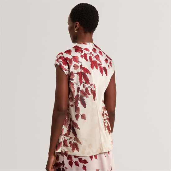 Ted Baker Women's Printed Drape Top Ted Baker Women's Printed Drape Top