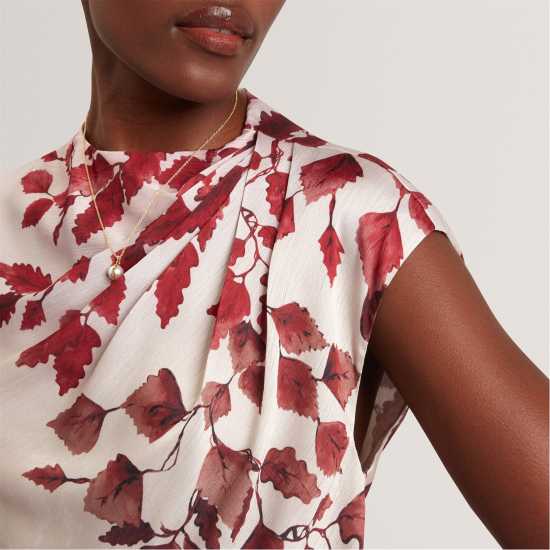 Ted Baker Women's Printed Drape Top Ted Baker Women's Printed Drape Top