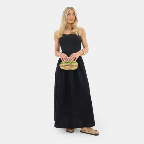 I Saw It First Jersey Woven Maxi Dress I Saw It First Jersey Woven Maxi Dress