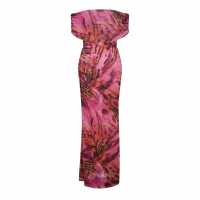 I Saw It First Printed Mesh Maxi Dress Mutli 