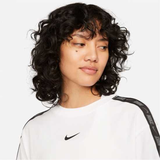 Nike Tape T-Shirt Womens White Дамски тениски и фланелки