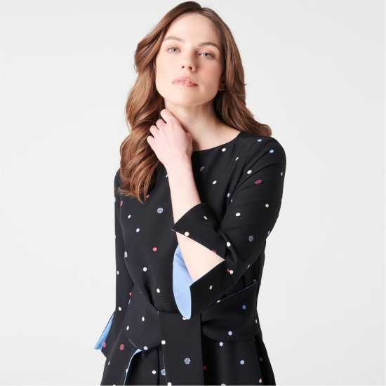 Дамски поли и рокли Biba Средна Рокля Tie Midi Dress Biba Средна Рокля Tie Midi Dress Дамски поли и рокли