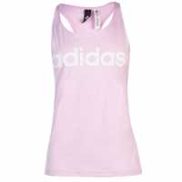 Adidas Womens Essentials Linear Loose Tank Top Light Pink Дамски тениски и фланелки