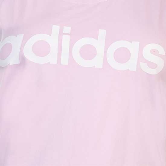 Adidas Womens Essentials Linear Loose Tank Top Light Pink Дамски тениски с яка