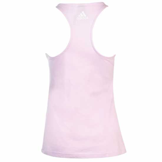 Adidas Womens Essentials Linear Loose Tank Top Light Pink Дамски тениски с яка
