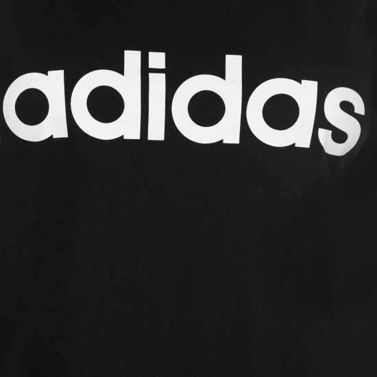 Adidas Womens Essentials Linear Loose Tank Top Черно/Бяло Дамски тениски с яка