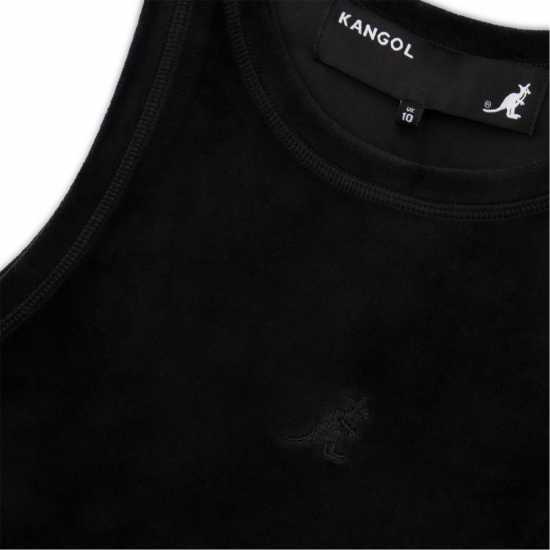 Kangol Velour Crop Top Womens  - Дамско облекло плюс размер