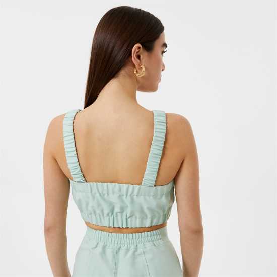Jack Wills Ruched Back Detail Top Mint - Дамско бельо