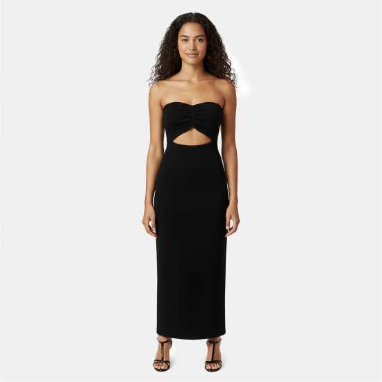 Jack Wills Knitted Bandeau Dress Черно 