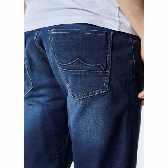 883 Police Дънкови Къси Панталони Denim Shorts Mens  - Мъжко облекло за едри хора