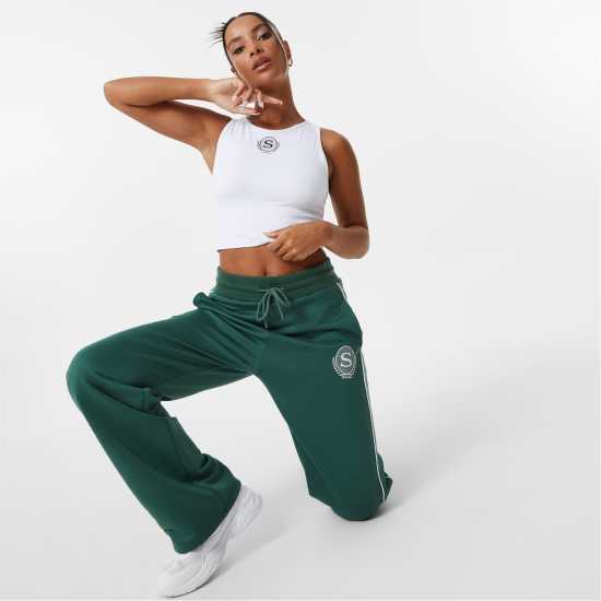 Slazenger X Sofia Richie Racer Vest Womens Бяло Дамски тениски с яка