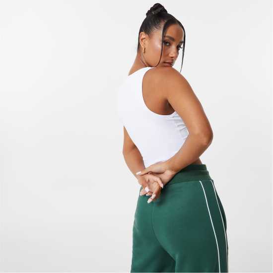 Slazenger X Sofia Richie Racer Vest Womens Бяло Дамски тениски с яка