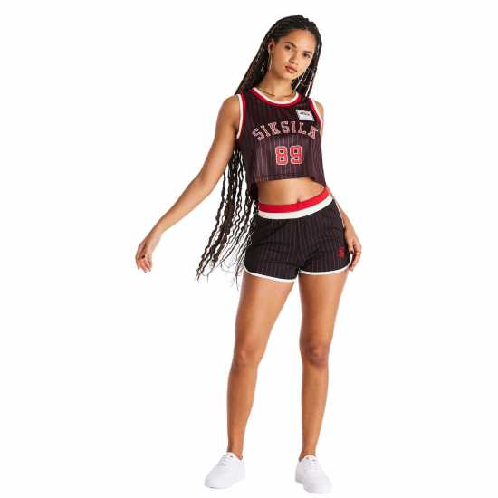 Siksilk Women's Baseball Crop Top  