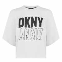 Dkny Тениска Reflect Cropped T Shirt