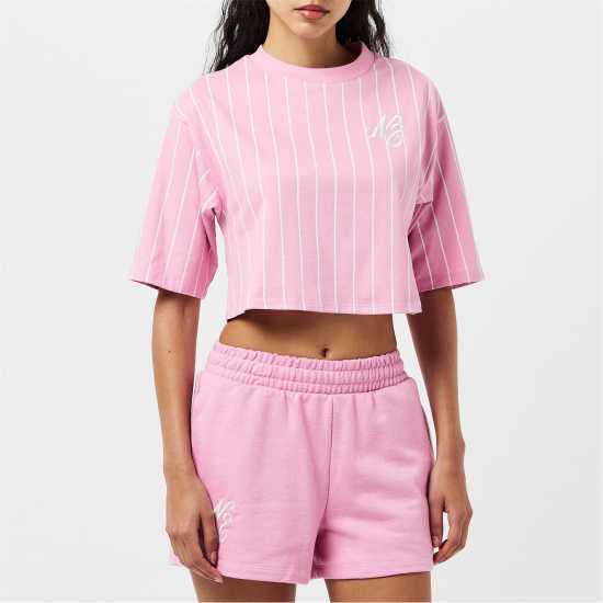 New Era W Pnstrpe Cr Ld43  Дамски тениски и фланелки