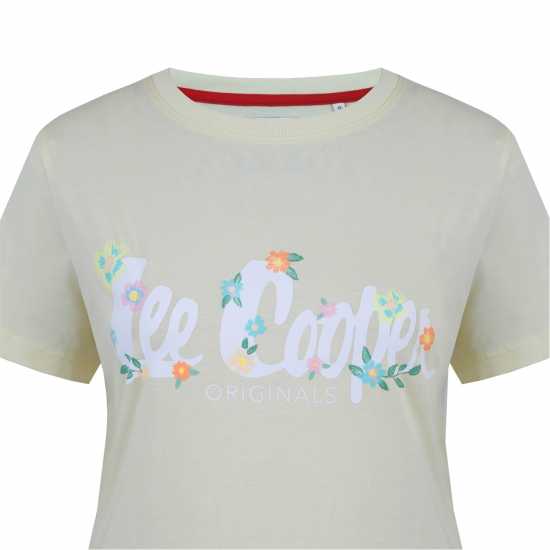 Дамски тениски и фланелки Lee Cooper Дамска Тениска Classic T Shirt Ladies Лимон Lee Cooper Дамска Тениска Classic T Shirt Ladies Лимон Дамски тениски и фланелки