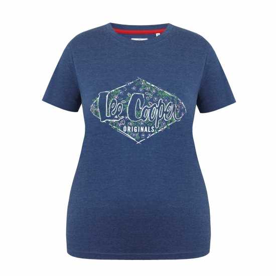 Дамски тениски и фланелки Lee Cooper Дамска Тениска Classic T Shirt Ladies Морско сиво Lee Cooper Дамска Тениска Classic T Shirt Ladies Морско сиво Дамски тениски и фланелки