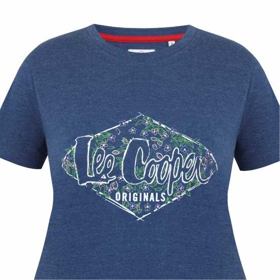 Дамски тениски и фланелки Lee Cooper Дамска Тениска Classic T Shirt Ladies Морско сиво Lee Cooper Дамска Тениска Classic T Shirt Ladies Морско сиво Дамски тениски и фланелки