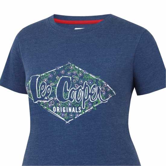 Дамски тениски и фланелки Lee Cooper Дамска Тениска Classic T Shirt Ladies Морско сиво Lee Cooper Дамска Тениска Classic T Shirt Ladies Морско сиво Дамски тениски и фланелки