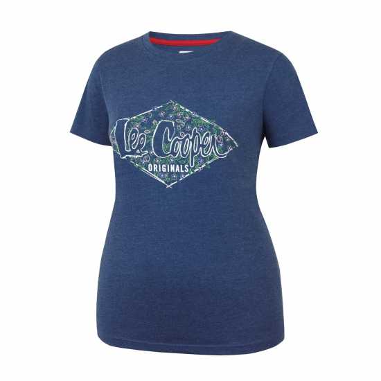 Дамски тениски и фланелки Lee Cooper Дамска Тениска Classic T Shirt Ladies Морско сиво Lee Cooper Дамска Тениска Classic T Shirt Ladies Морско сиво Дамски тениски и фланелки