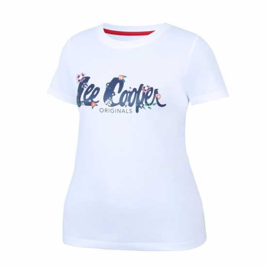 Дамски тениски и фланелки Lee Cooper Дамска Тениска Classic T Shirt Ladies Бяло Lee Cooper Дамска Тениска Classic T Shirt Ladies Бяло Дамски тениски и фланелки