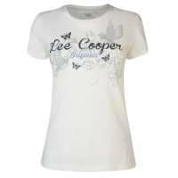 Lee Cooper Дамска Тениска Cooper Classic T Shirt Ladies