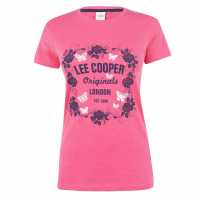 Lee Cooper Дамска Тениска Cooper Classic T Shirt Ladies
