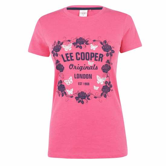 Lee Cooper Дамска Тениска Classic T Shirt Ladies