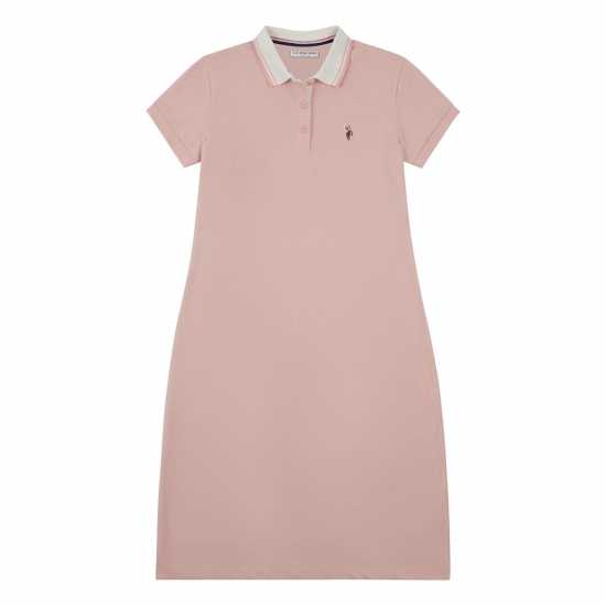 Us Polo Assn Рокля-Риза Polo Shirt Dress  Дамски поли и рокли
