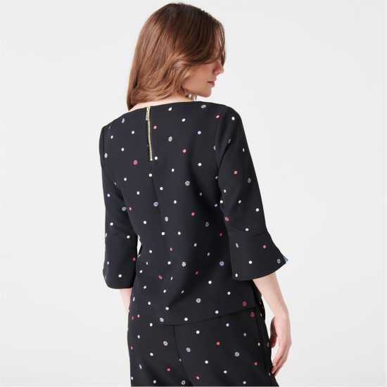 Biba Contour Cuff Shell Blouse  Дамски ризи и тениски