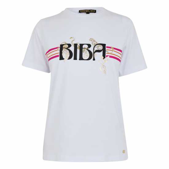 Дамски тениски и фланелки Biba Logo T-Shirt Животни печати Biba Logo T-Shirt Животни печати Дамски тениски и фланелки