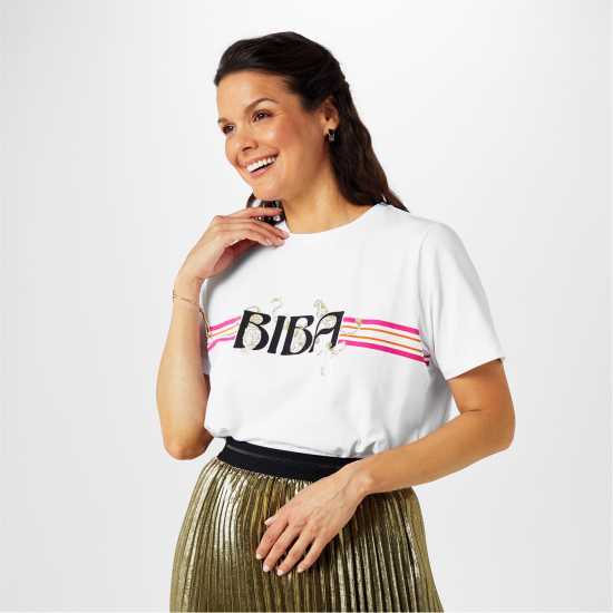 Дамски тениски и фланелки Biba Logo T-Shirt Животни печати Biba Logo T-Shirt Животни печати Дамски тениски и фланелки