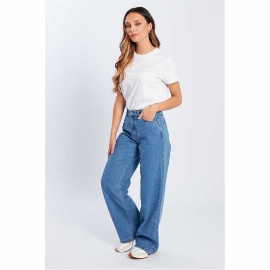 Be You Beyou Wide Leg Jeans  