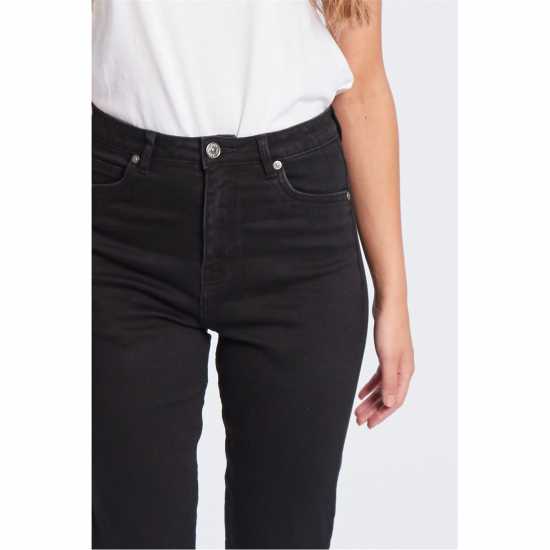 Be You Beyou Mom Straight Leg Jeans Черно Be You Beyou Mom Straight Leg Jeans Черно