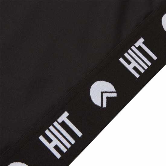 Дамски тениски и фланелки Hiit Essential Crop Top Черно Hiit Essential Crop Top Черно Дамски тениски и фланелки