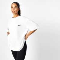 Slazenger X Sophia & Cinzia Crew T-Shirt White Дамски тениски и фланелки