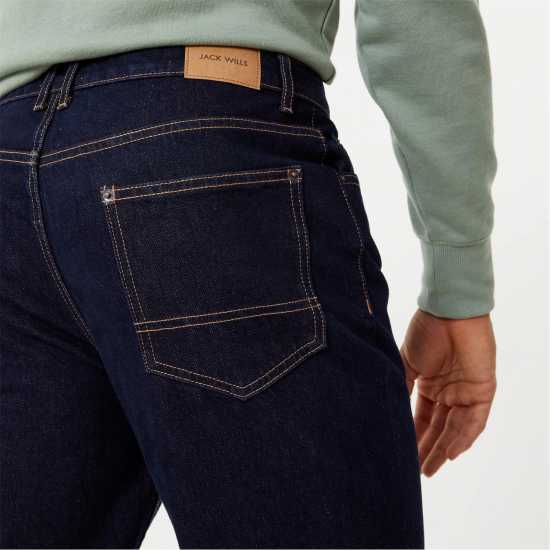 Jack Wills Tapered Jeans Indigo Rinse Мъжки дънки