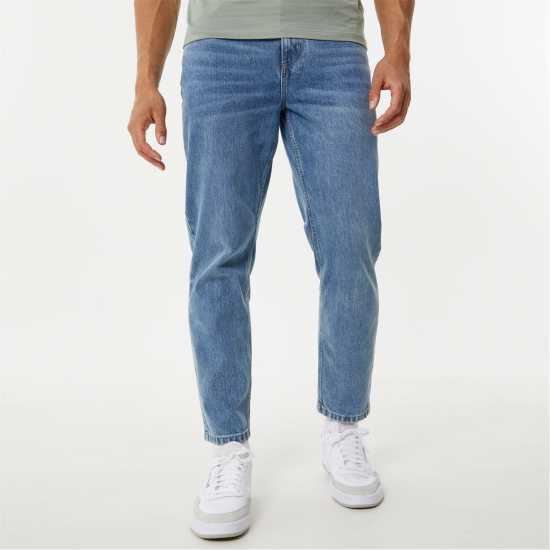 Jack Wills Tapered Jeans Mid Indigo Мъжки дънки