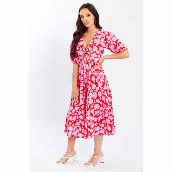 Дамски поли и рокли Средна Рокля Be You Cut Out Midi Dress Средна Рокля Be You Cut Out Midi Dress Дамски поли и рокли